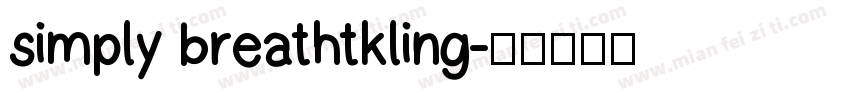 simply breathtkling字体转换